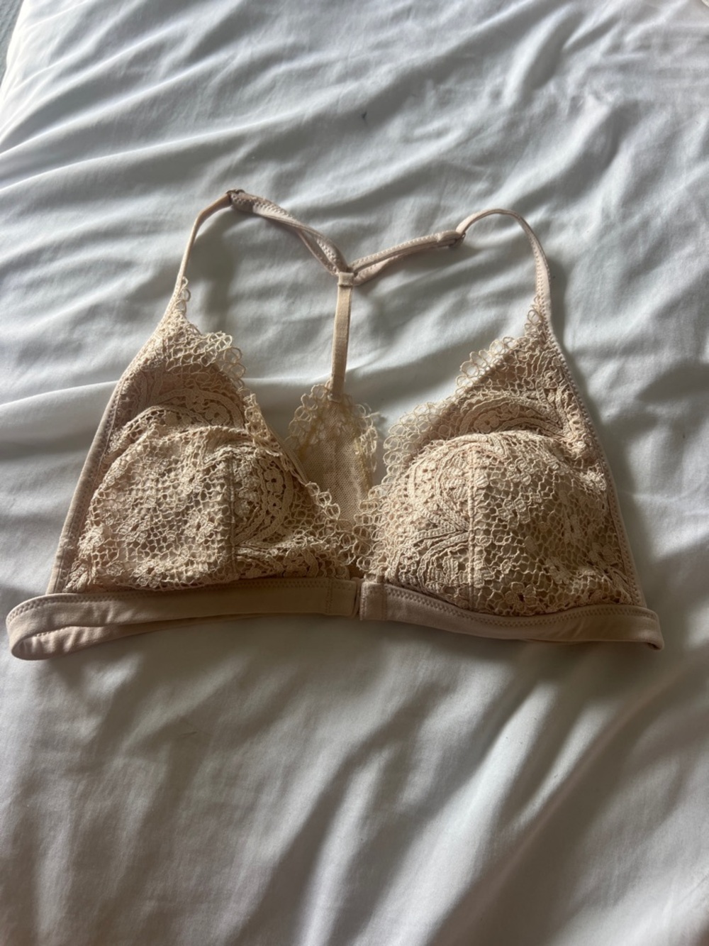 Lace Bralette in Nude Peach - Women Intimates